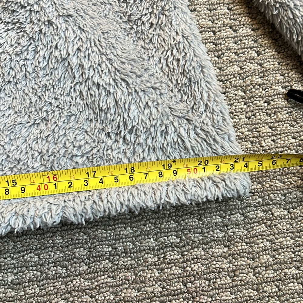 Patagonia Women’s Los Gatos 1/4 Zip Salt Grey Fleece Pullover Sweatshirt - Picture 9 of 11